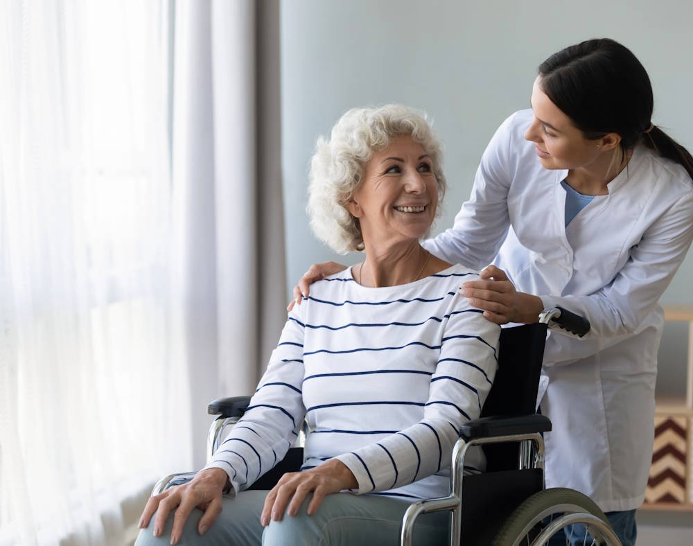 portrait of family standing together